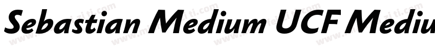 Sebastian Medium UCF Medium Bold字体转换